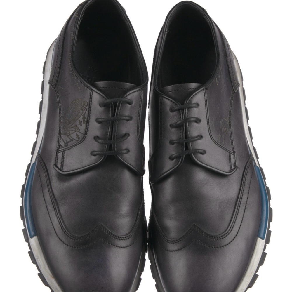 🚫🚫🚫 SOLD Men's Black scritto fast track Oxford Shoes us size 8.5 uk 7.5